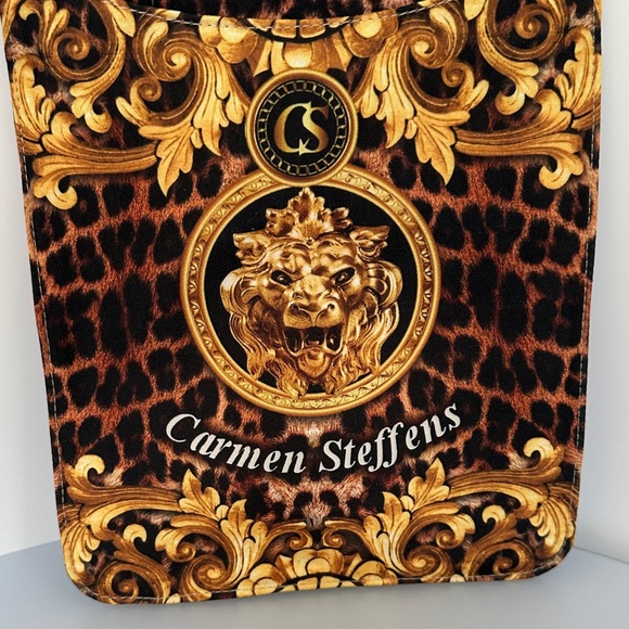 Carmen Steffens  NEW Leopard and Gold Tote Bag - Picture 3 of 7